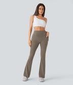 Pantalon de yoga à coupe bootcut gainant galbant taille haute avec effet scrunch et poches Halara UltraSculpt™