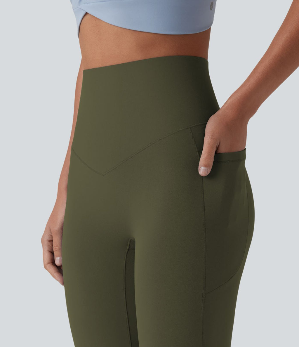 Jogging ballon danse SoftlyZero™ taille haute gainant avec poches
