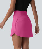 Jupe de golf courte 2-en-1 SoftlyZero™ Airy effet frais InstantCool taille ultra-haute gainant avec ourlet arrondi et poches