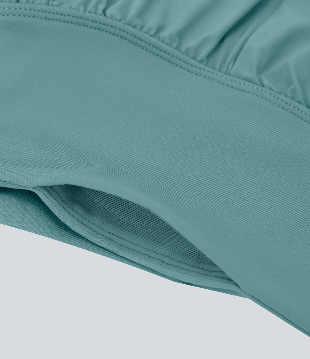 Breezeful™ Pantalon Large Fluide Séchage Rapide Taille Haute Poche Arrière
