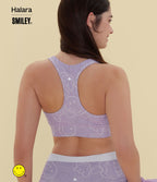 Brassière de sport training Halara X Smiley® Halara UltraSculpt™ maintien moyen col V dos nageur