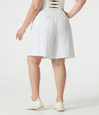 Bermuda de yoga grande taille SoftlyZero™ Airy taille haute effet frais InstantCool avec poches