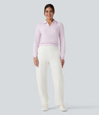 Haut de sport polo à manches longues sans couture OneForm Seamless Flow