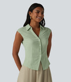 Chemise décontractée sans manches
