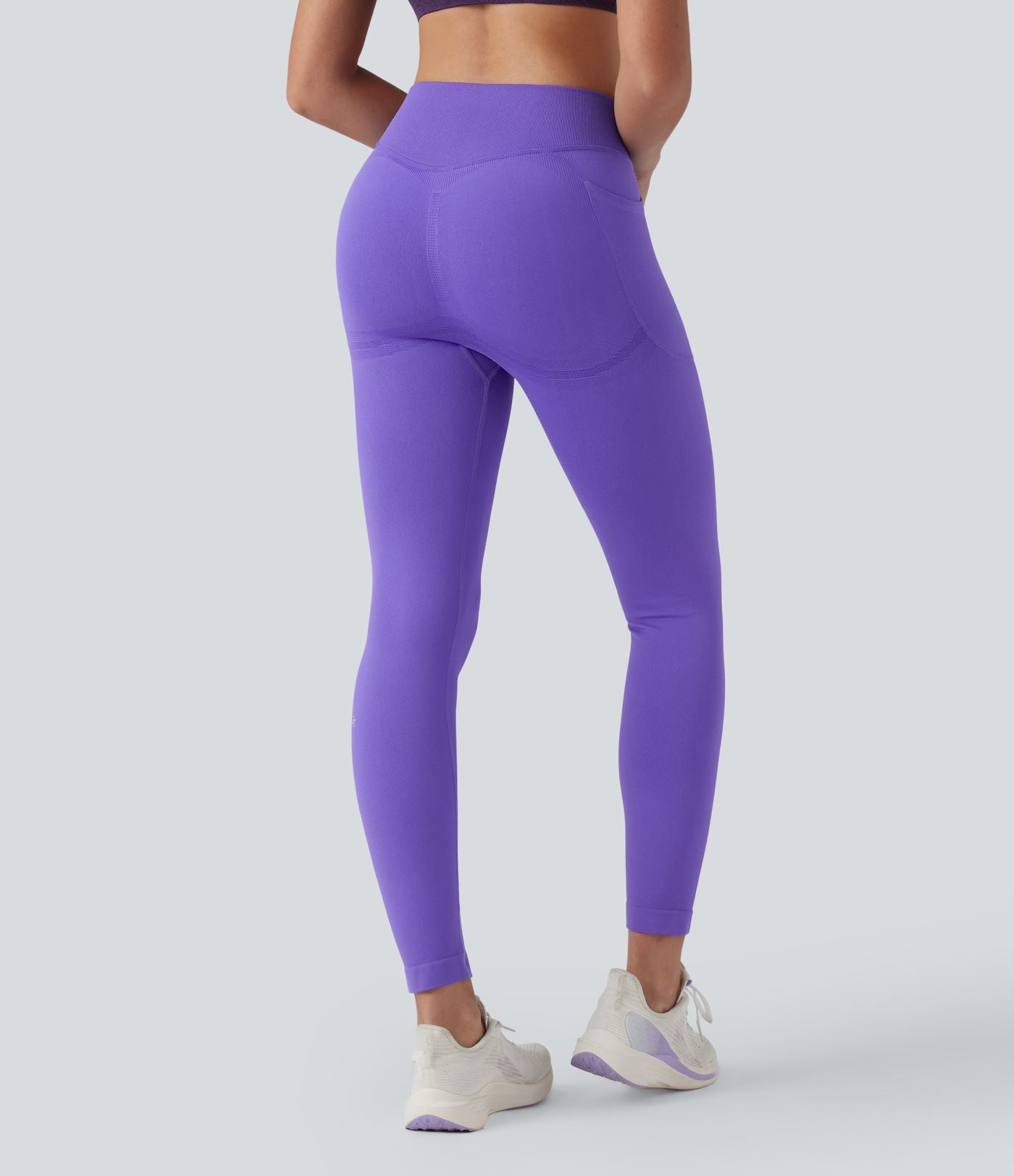 OneForm Seamless Flow Legging 7/8 yoga taille haute gainant et sculptant avec poches