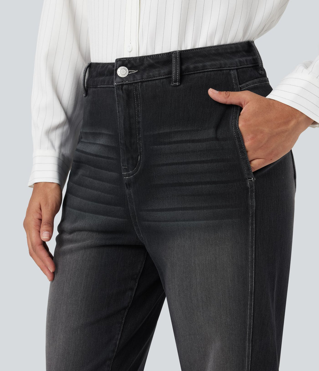 Jean 7/8 Halara Flex™ taille haute avec poches