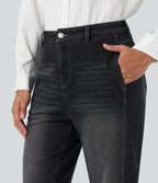 Jean 7/8 Halara Flex™ taille haute avec poches