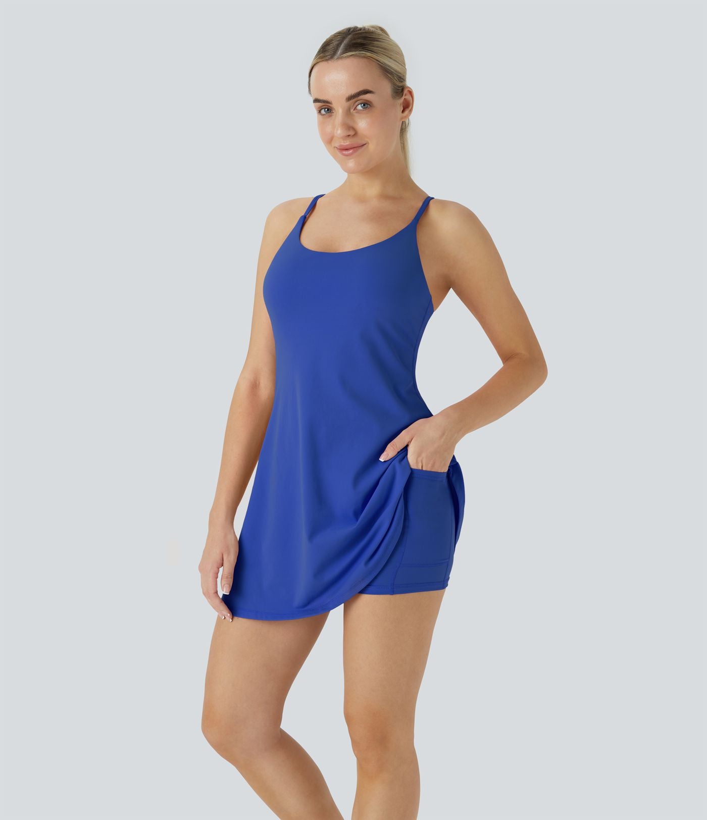 Robe de sport SoftlyZero™ Plush dos nu A-C