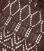 Robe mini moulante maille ajourée