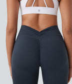Legging de yoga gainant galbant taille haute avec fronces et poches Halara UltraSculpt™