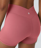 Softlyzero™ Short 7,5cm Biker Taille Haute Croisé Uni