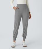 Jogging Casual Uni Taille Haute Poche Latérale