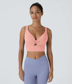 Brassière yoga SoftlyZero™ Airy maintien léger découpes effet frais InstantCool, bonnets A-D, protection solaire UPF50+