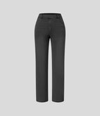 Jean droit Halara Flex™ à taille haute, poches multiples, effet délavé et tissu extensible