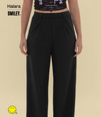 Pantalon tailleur droit Halara X Smiley® Halara Flex™ DayStretch taille haute avec poches