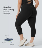 Legging d'entraînement gainant taille haute avec poches Halara UltraSculpt™