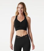 Brassière de sport yoga OneForm Seamless Flow maintien léger dos nageur zip frontal