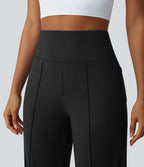 Pantalon de yoga jambes droites taille haute gainant Halara UltraSculpt™ avec poches