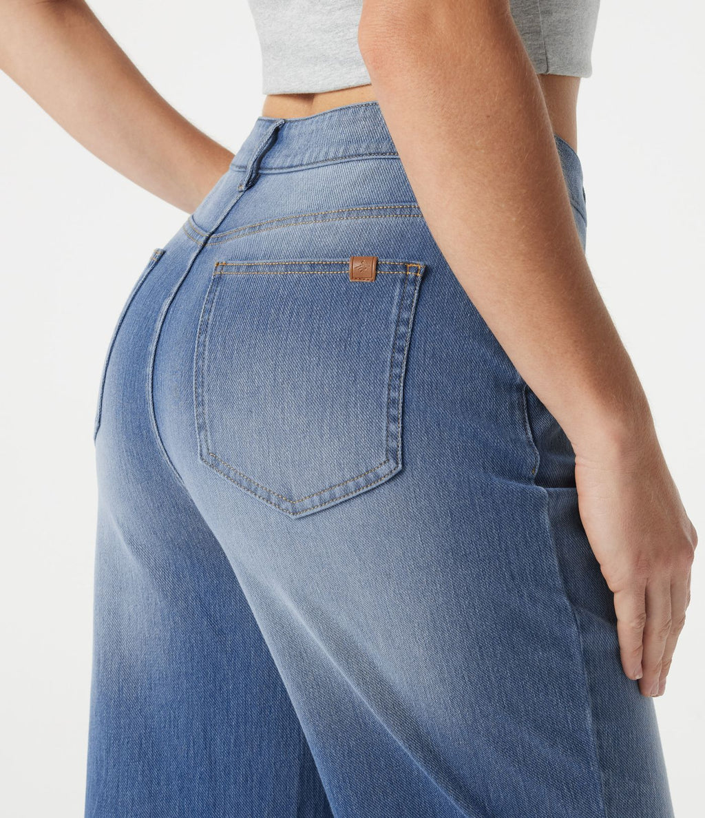 Halara Flex™ Jean large 7/8 taille mi-haute avec poches