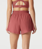 Breezeful™ Short de sport 2-en-1 taille haute 7,5 cm à séchage rapide avec cordon de serrage et poches