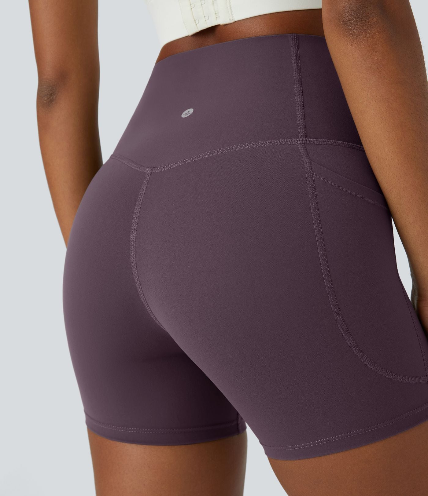 Short cycliste d'entraînement gainant taille haute UltraSculpt™ SoCinched à poches latérales 12,5 cm
