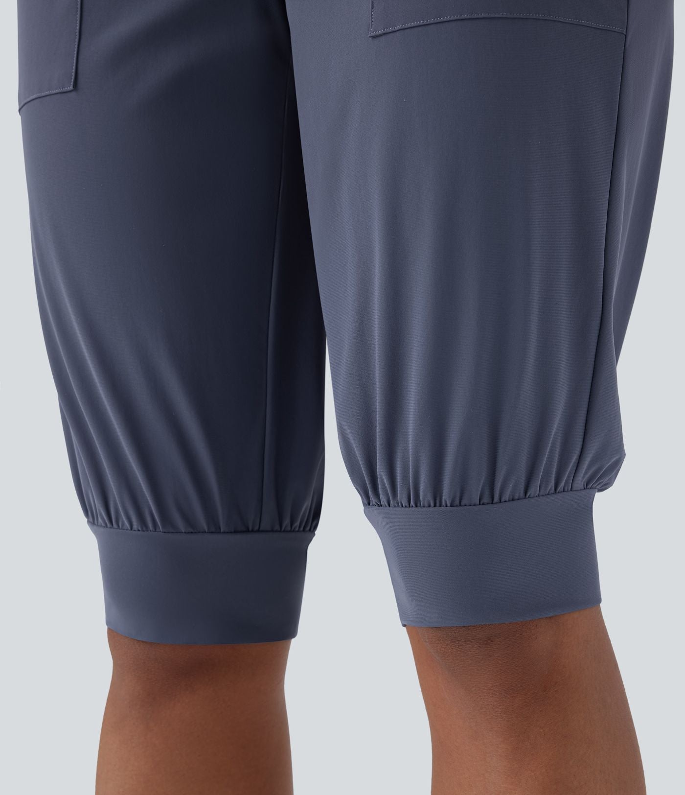 Short décontracté taille haute avec poches latérales