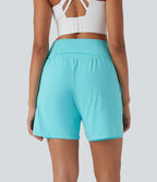 Short de yoga SoftlyZero™ Airy 2-en-1 taille très haute avec poches et effet frais InstantCool 17,5 cm