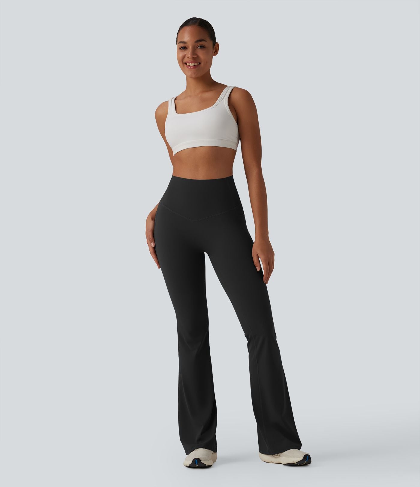 Halara UltraSculpt™ Legging de yoga évasé gainant taille haute avec poches