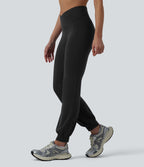 Jogging danse SoftlyZero™ croisé taille haute avec poches - UPF50+