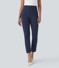 Pantalon de travail fuselé court taille haute Halara Flex™ avec poches