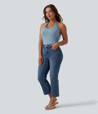 Halara Flex™ Jean bootcut casual taille mi-haute avec poches