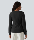 Sweat-shirt décontracté SpacerTek™ col rond manches longues