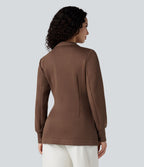 Manteau SpacerTek™ col montant, manches longues, ceinturé, avec poches