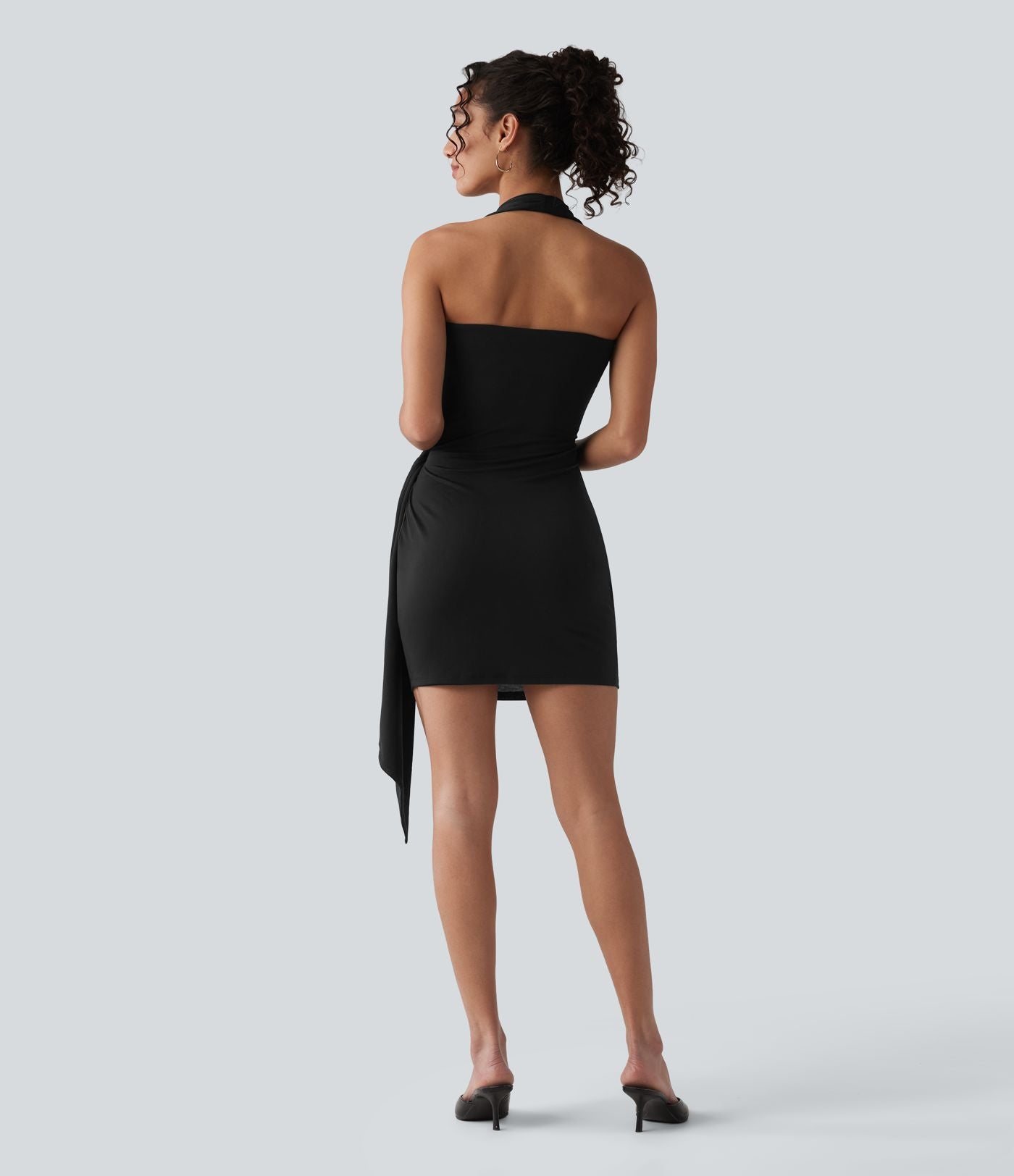 Robe micro mini moulante col licou