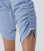 Pantalon cargo de sport SoftlyZero™ Airy taille mi-haute à cordon de serrage, effet frais, avec poches, protection solaire UPF50+