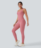 Combinaison de sport Halara UltraSculpt™ col V gainante push-up à poches