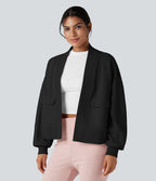 Sweat-shirt oversize manches longues avec poches