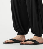 Jogging décontracté côtelé ventre plat, taille haute, très extensible, à poches