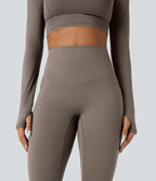 Legging running polaire thermique gainant croisé dos taille haute Halara UltraSculpt™ Heat avec poches