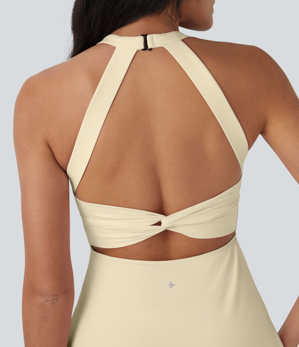 Softlyzero™ Airy Robe Sport Torsadée Dos Nu Édition Easy Peasy