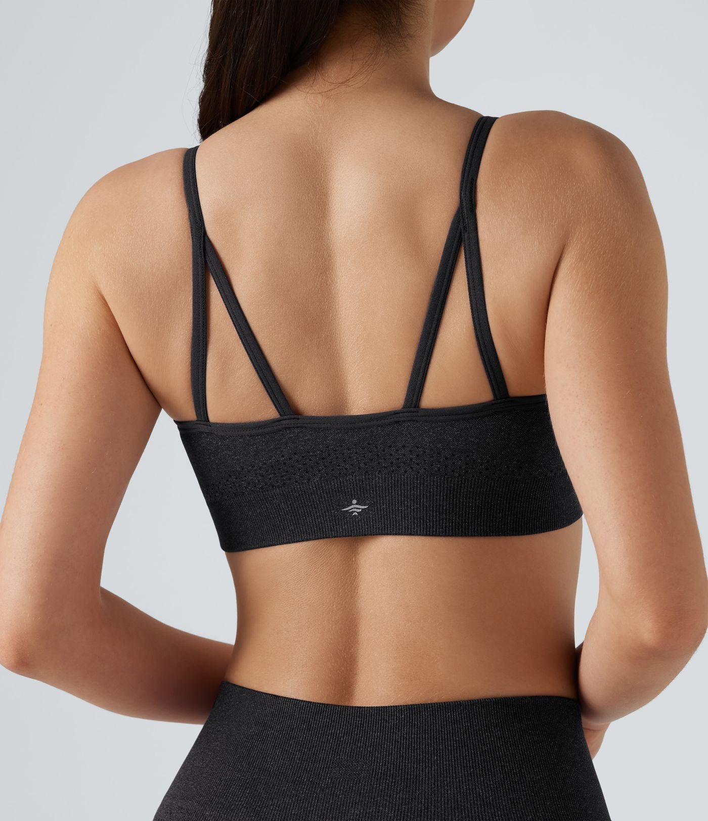 Brassière de sport yoga maintien léger col U sans couture OneForm Seamless Flow