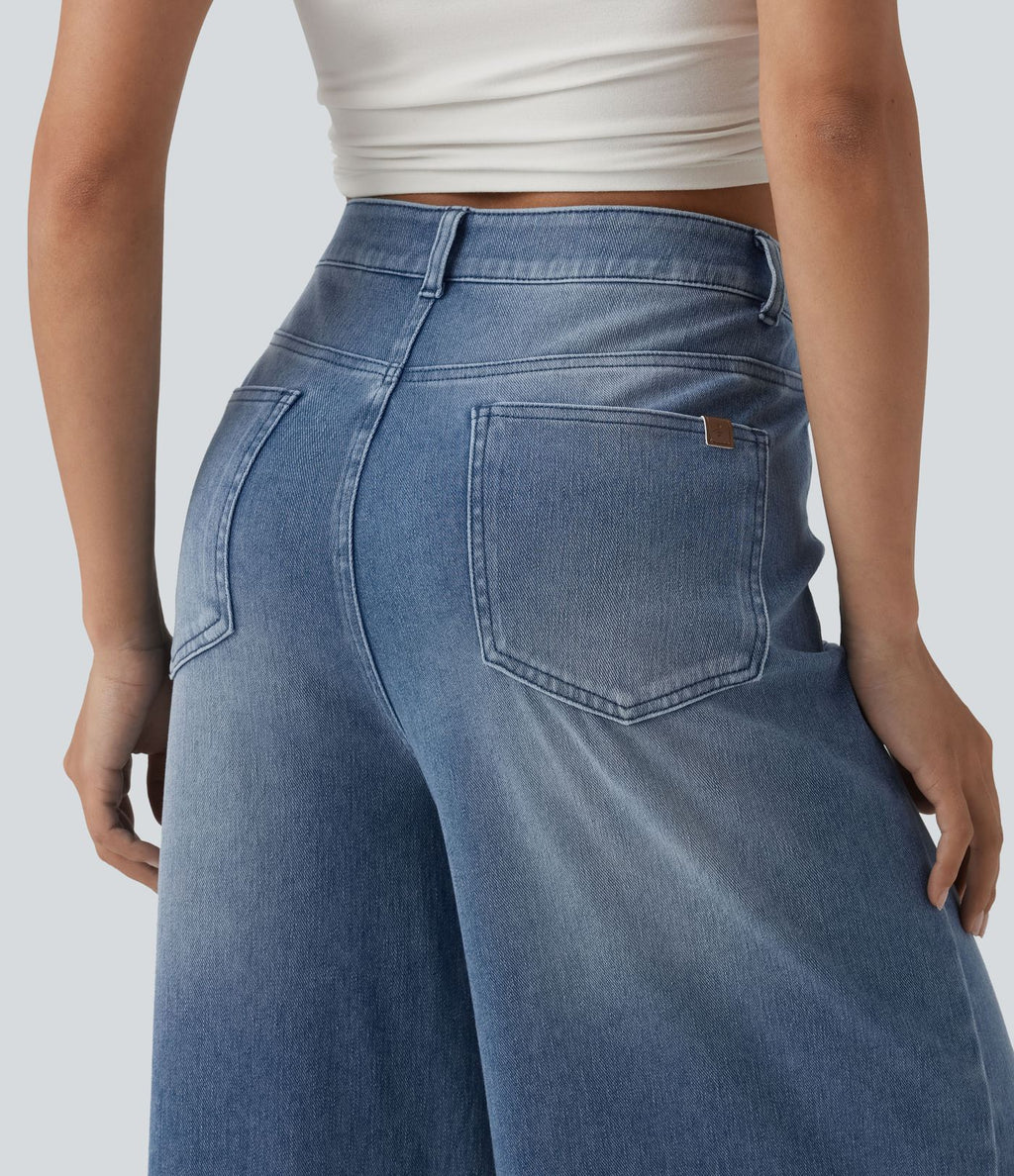 Jean ample Halara Flex™ casual taille mi-haute avec poches