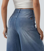 Jean ample Halara Flex™ casual taille mi-haute avec poches
