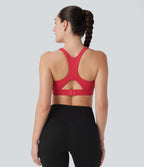 Brassière d'entraînement SpeedWave™ maintien moyen coques moulées perforée crochet ajustable séchage rapide E-G