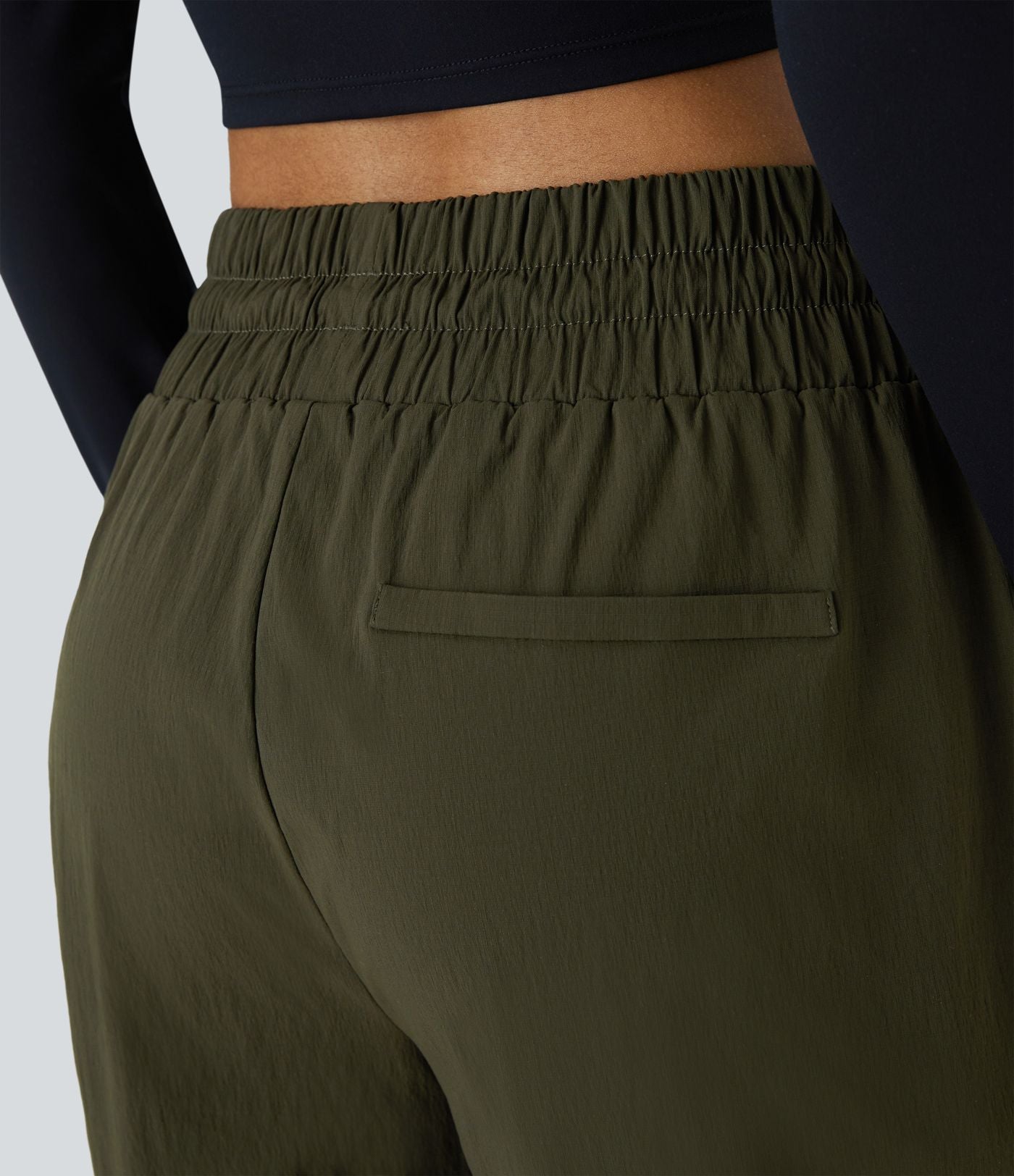 Pantalon décontracté résistant à l'usure, taille moyenne, cordon ajustable, poches latérales et coupe droite