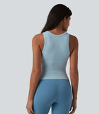 Débardeur de yoga sans couture OneForm Seamless Flow col rond avec soutien-gorge intégré