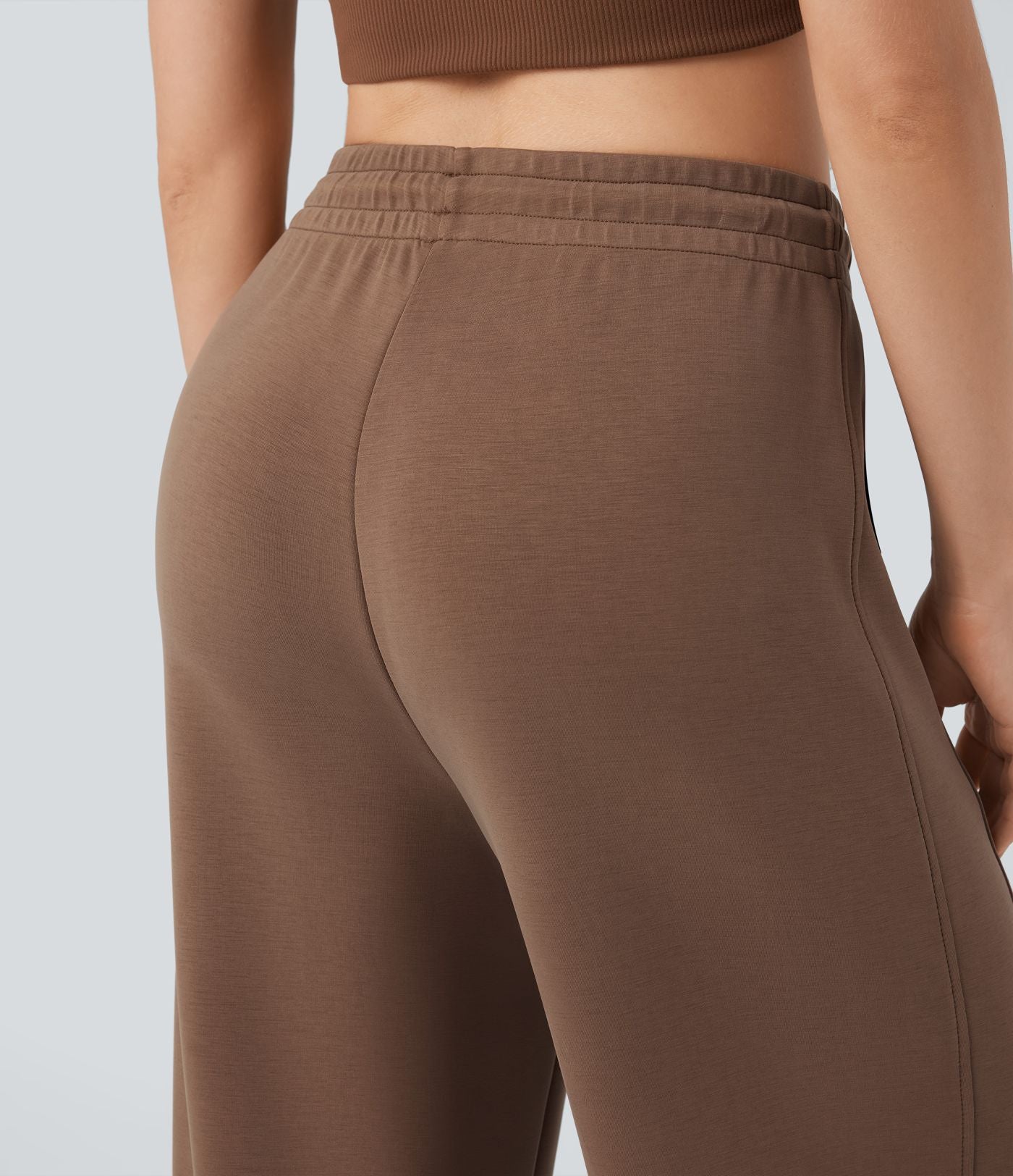 Pantalon décontracté SpacerTek™ droit, taille mi-haute avec cordon de serrage et poches