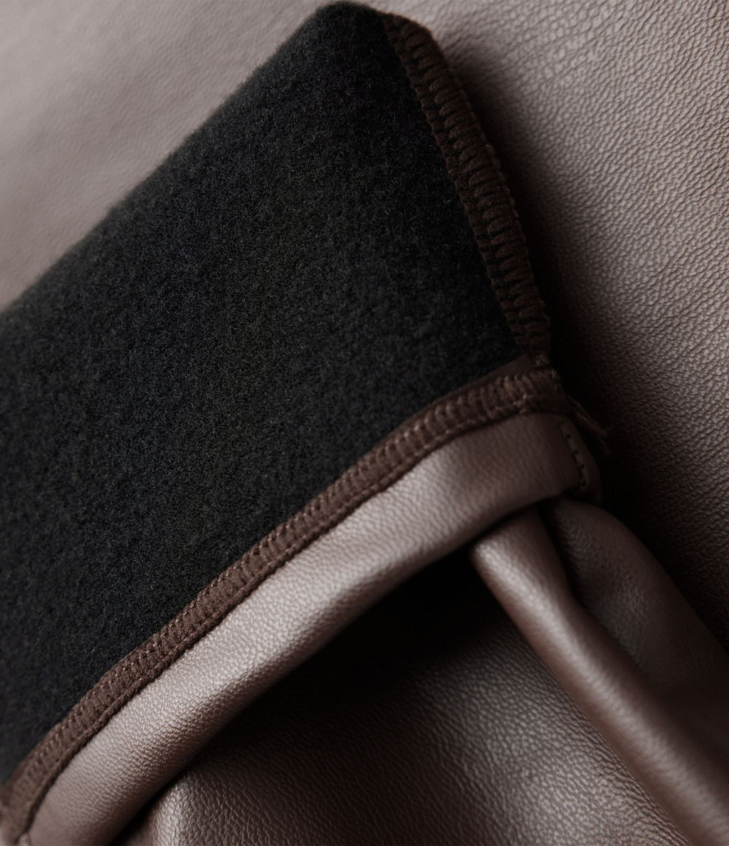 Pantalon évasé décontracté gainant taille haute extensible en molleton PU avec poches