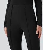 Pantalon tailleur bootcut gainant taille moyenne Halara Flex™
