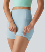 Short cycliste d’entraînement Halara UltraSculpt™ 8cm taille haute gainant avec poches